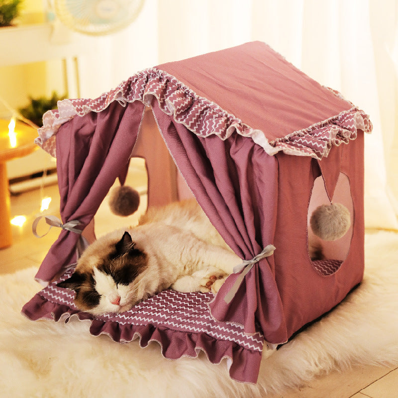 Foldable Summer Cat Bed House Cat Tent Kennel Pet Beds For Dog Cat House Dog Bed Dog House Cat Hammock Pet Products