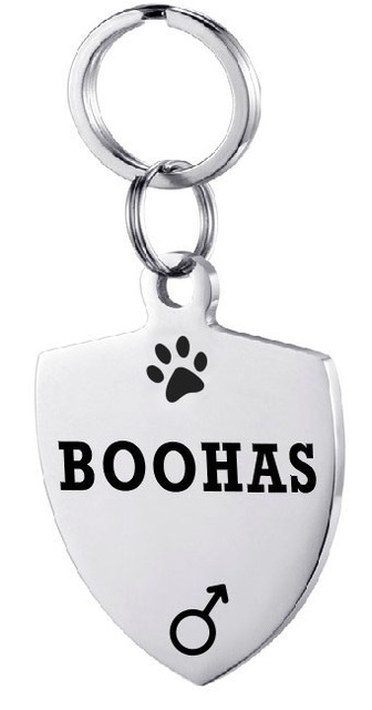 Personalized Dog ID Tag Stainless Steel Pet ID Tag