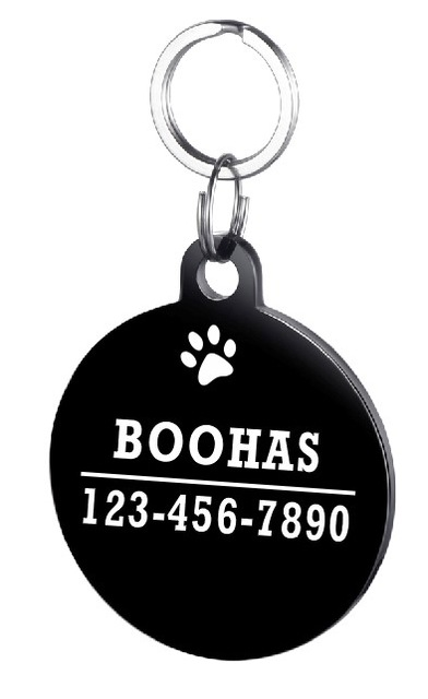 Personalized Dog ID Tag Stainless Steel Pet ID Tag