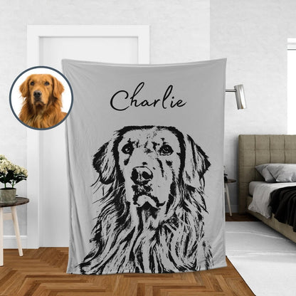 Dog Blanket Personalized Pictures Pet