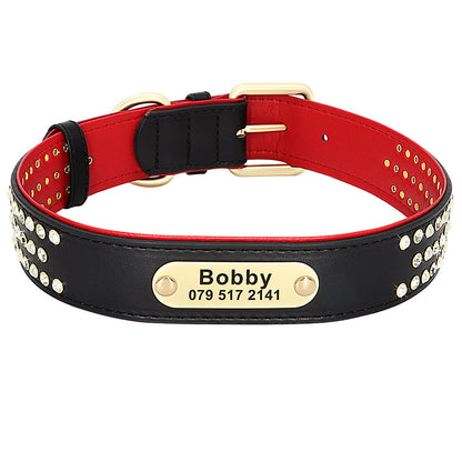 Dog Collar Labrador Golden Retriever Dubinde Shepherd Dog Brand Custom Lettering